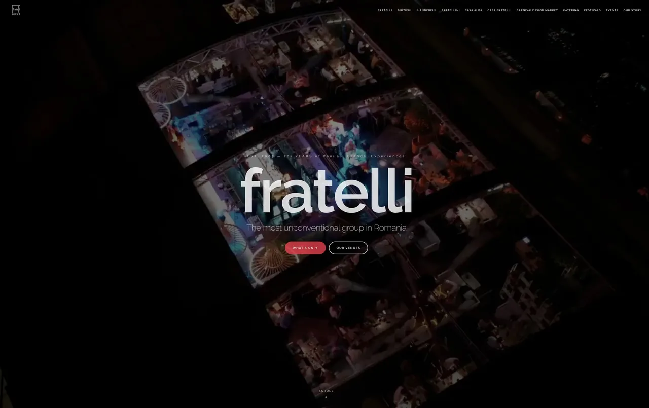 Fratelli Grup — Dezvoltare web
