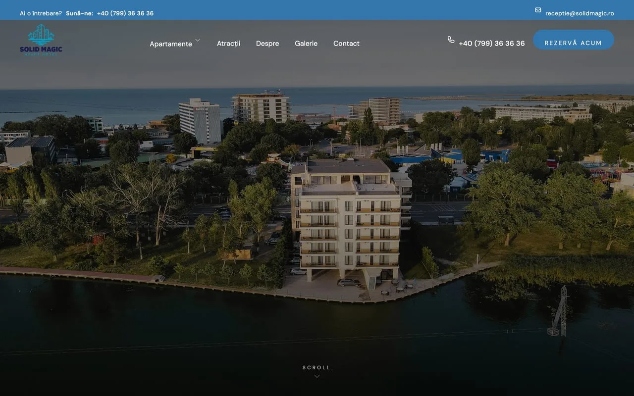 Solid Magic Apart-Hotel — Dezvoltare web